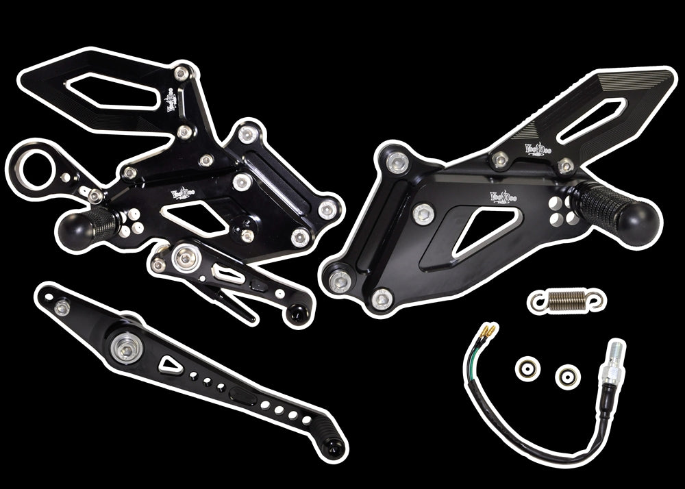 REAR SET S1000RR 15-17 BLACK VRD1328