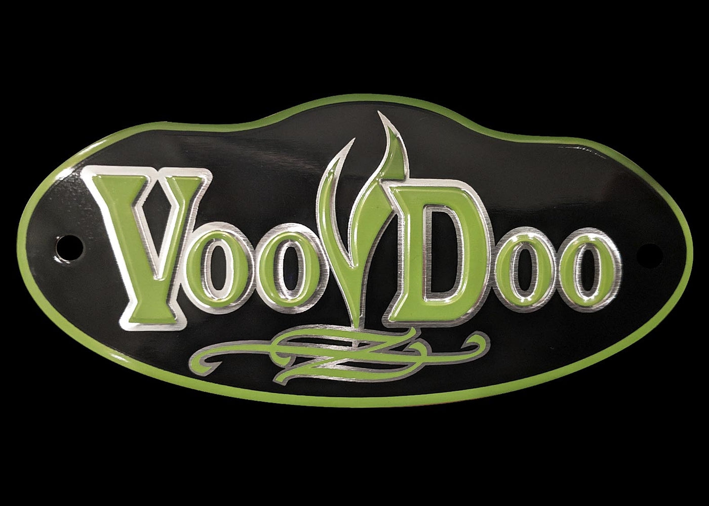 BADGE EXHAUST GREEN VEBG