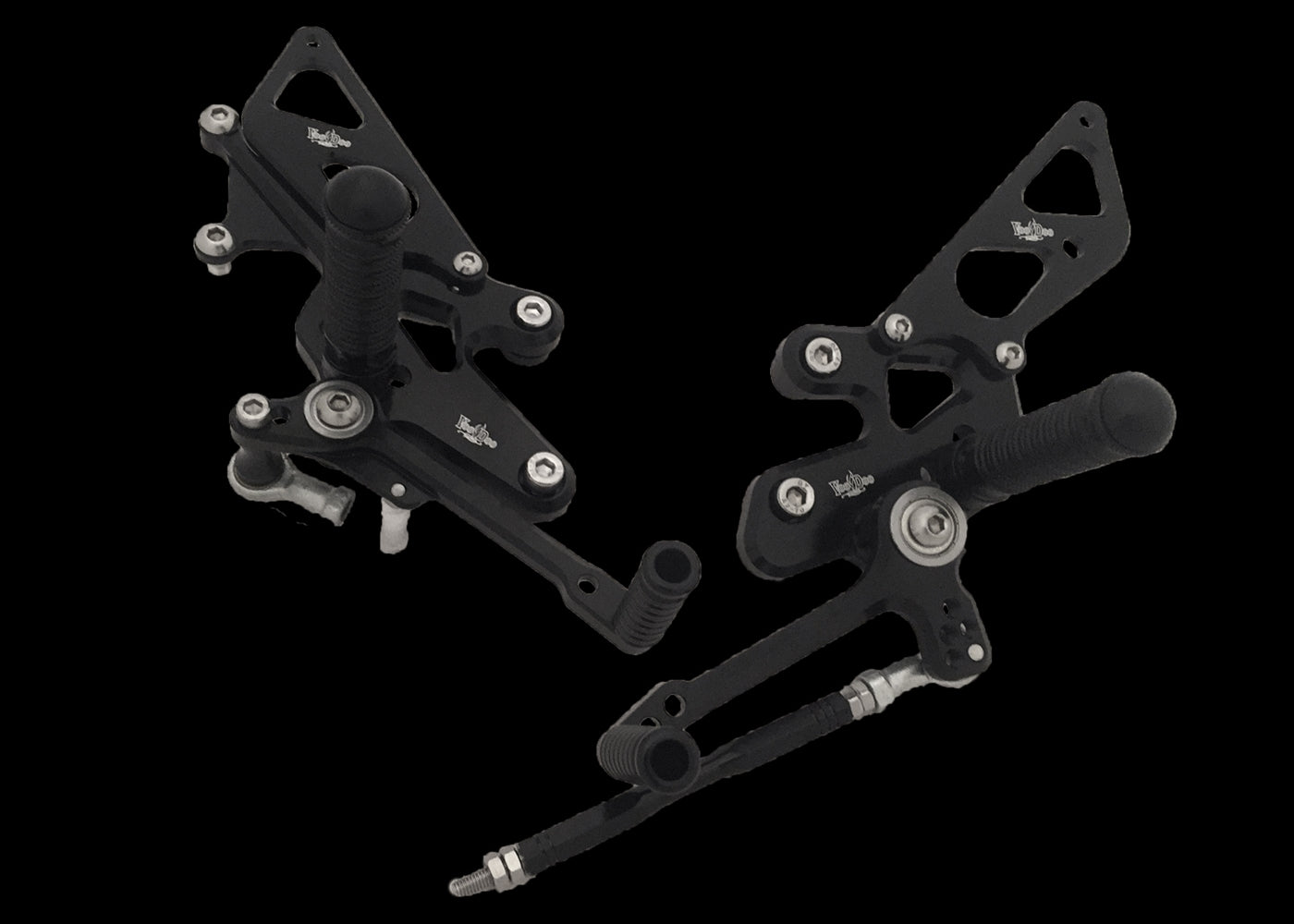 REAR SET NINJA 300 13-17 NINJA 250 13-17 BLACK VRD1333