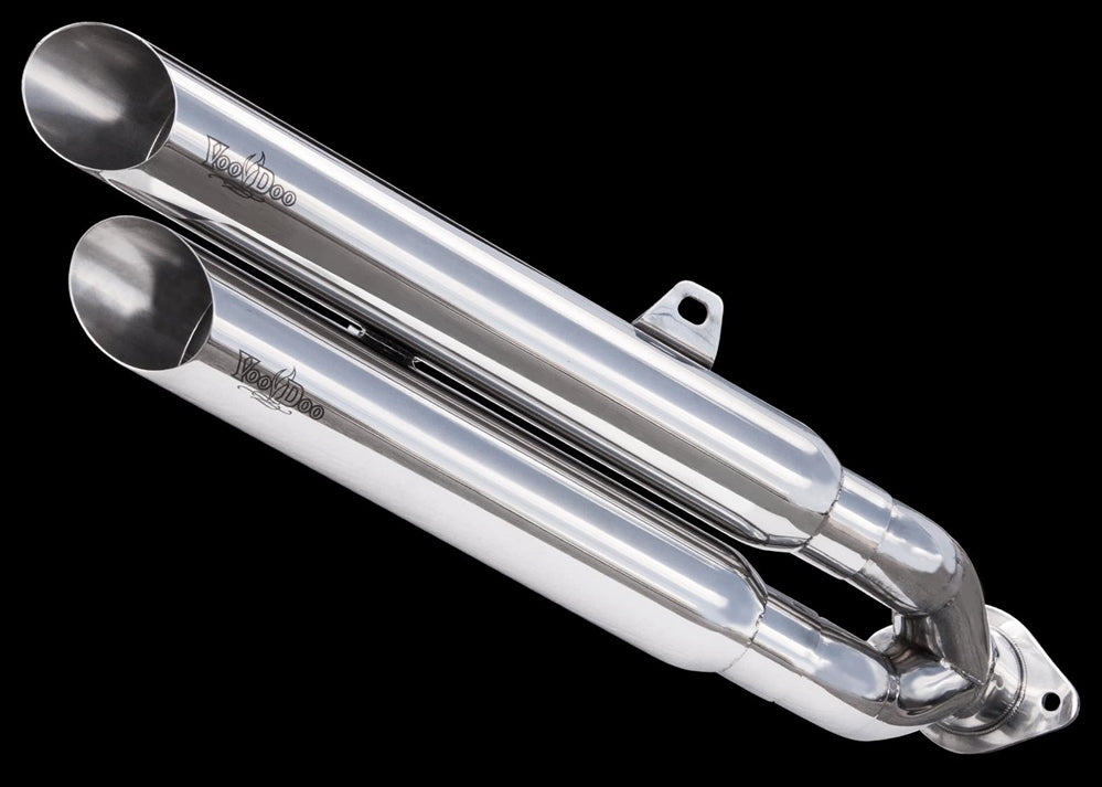 SHORTY SPYDER 13-16 FLANGE MOUNT POLISHED **NO BAGS** VESPYL3P