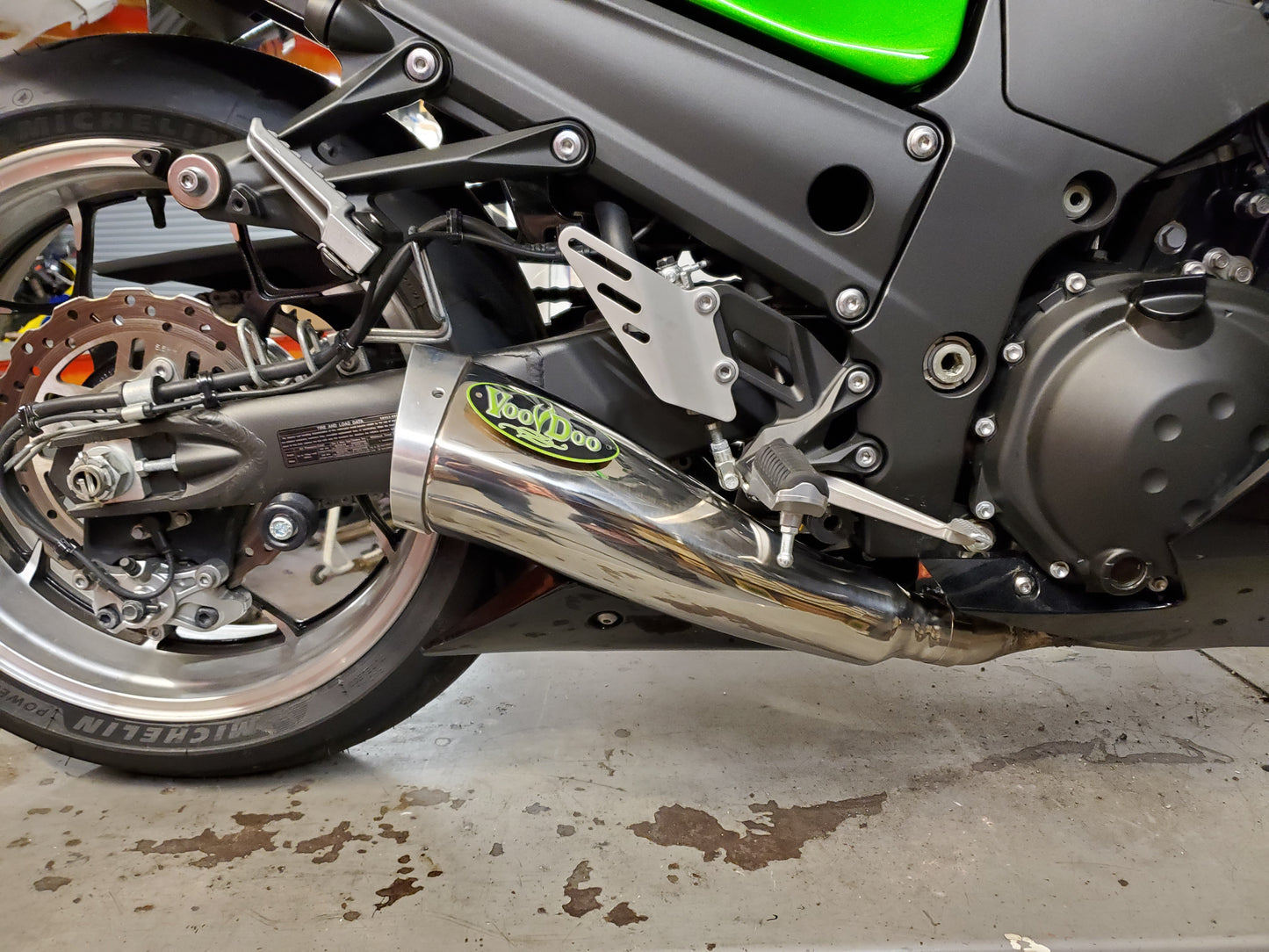 MOJO ZX14 ZX14R 06-25 4 INTO 1 POLISHED VMJEFSZX14K6P*