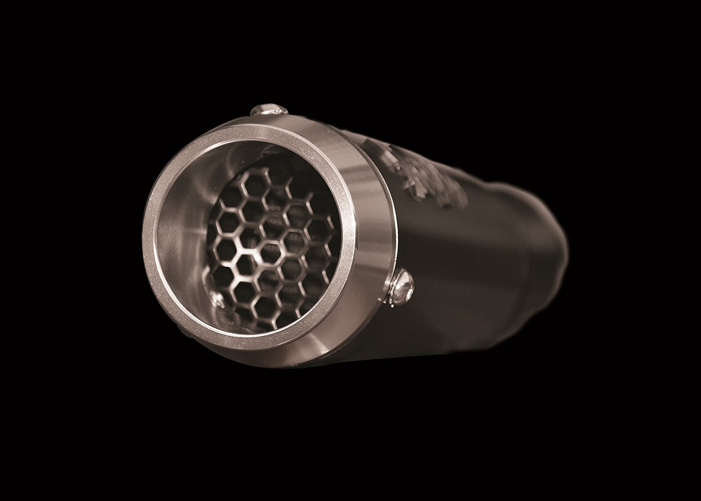 MINI MEGAPHONE DUAL HAYABUSA 08-20 BLACK VMMEBUSAK8B
