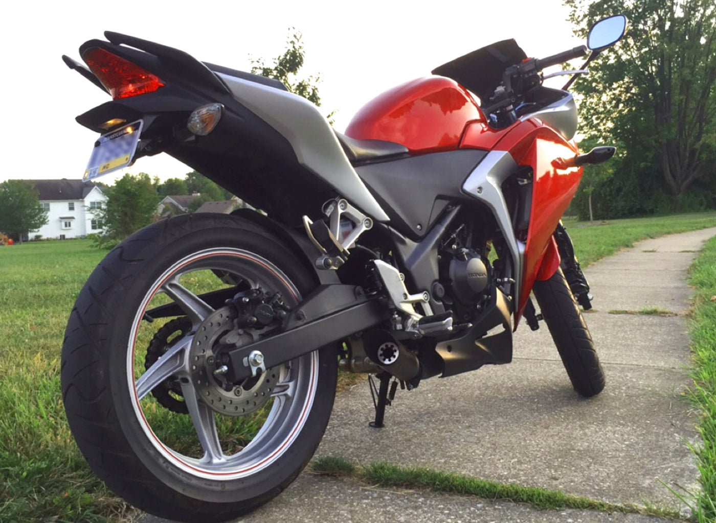SHORTY CBR250R 11-14 POLISHED VECBR250L1P