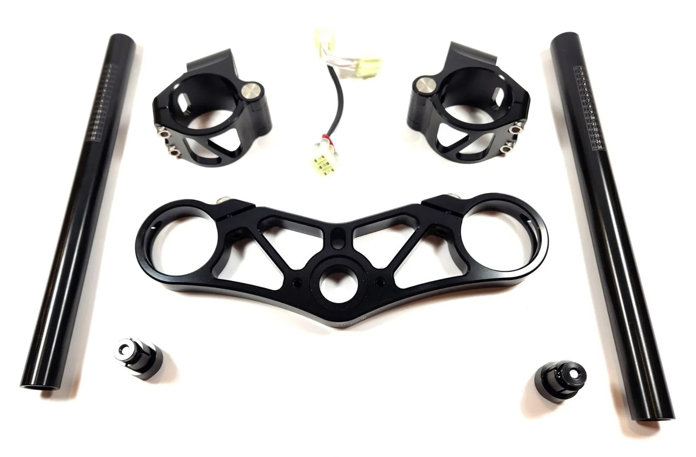 TOP TRIPLE TREE KIT HAYABUSA 99-07 BLACK VTTKITBUSAJ9*