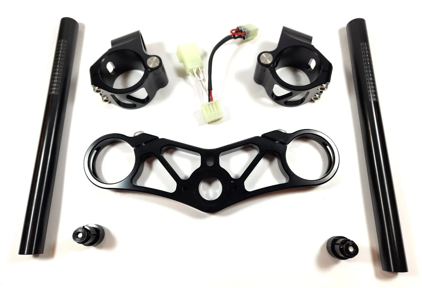 TOP TRIPLE TREE KIT HAYABUSA 08-12 BLACK VTTKITBUSAK8*