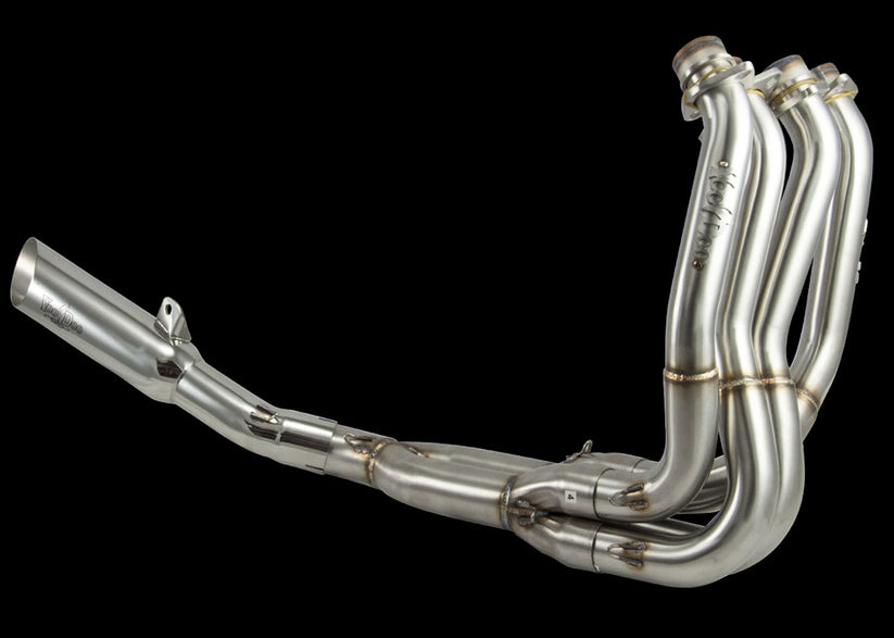 Voodoo Exhaust Shorty Full System with Polished Muffler - 2006-2024 Kawasaki Ninja ZX14R (VEFSZX14K6P)