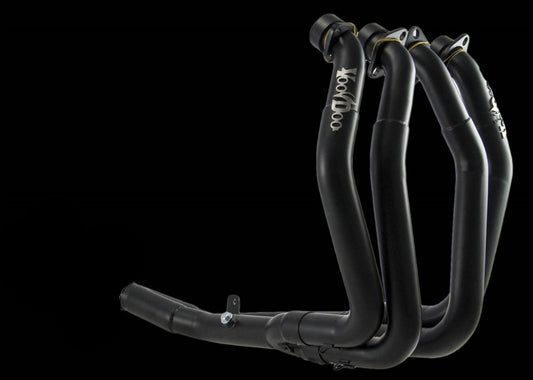 NO MUFFLER VEFSBUSAJ9B SHORTY 4 INTO 1 GSX1300R HAYABUSA 99-25 BLACK
