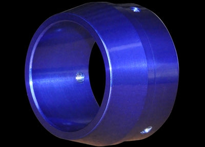 Voodoo Blue Billet Endcap for Mini Meg Mufflers (VMMECBU)