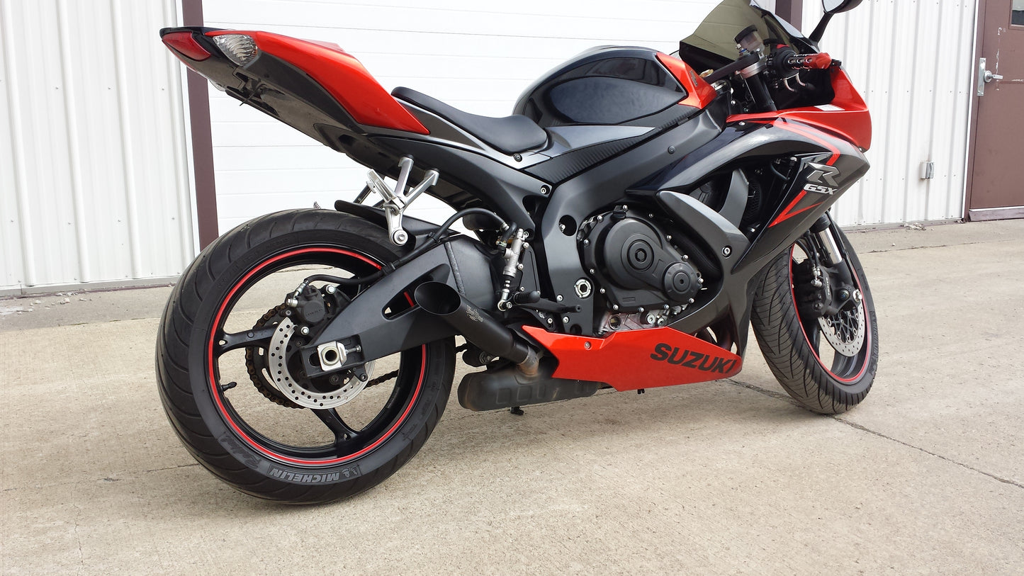 SHORTY GSXR600 GSXR750 08-09 BLACK VEGSXR67K8B*