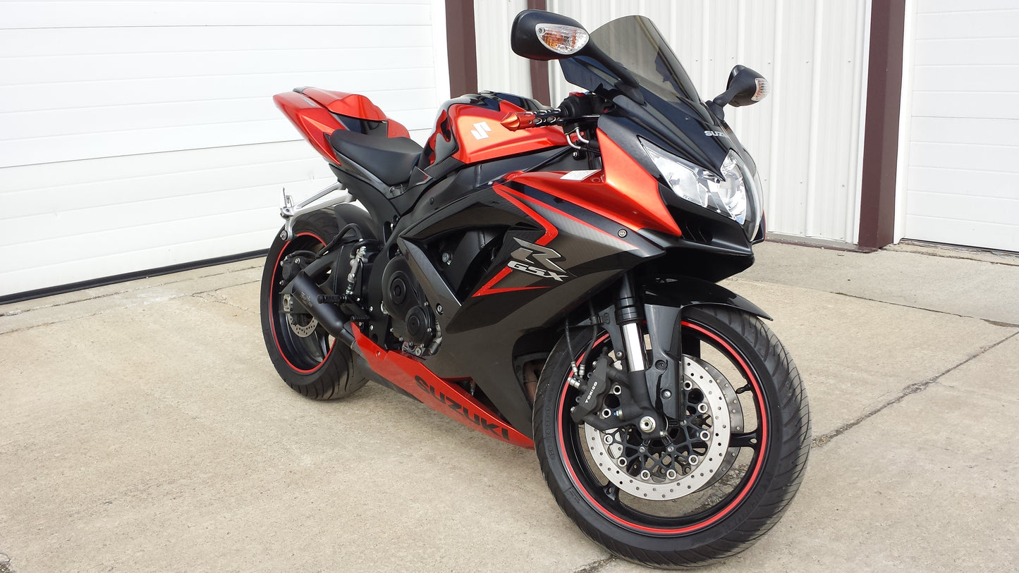 SHORTY GSXR600 GSXR750 08-09 BLACK VEGSXR67K8B*