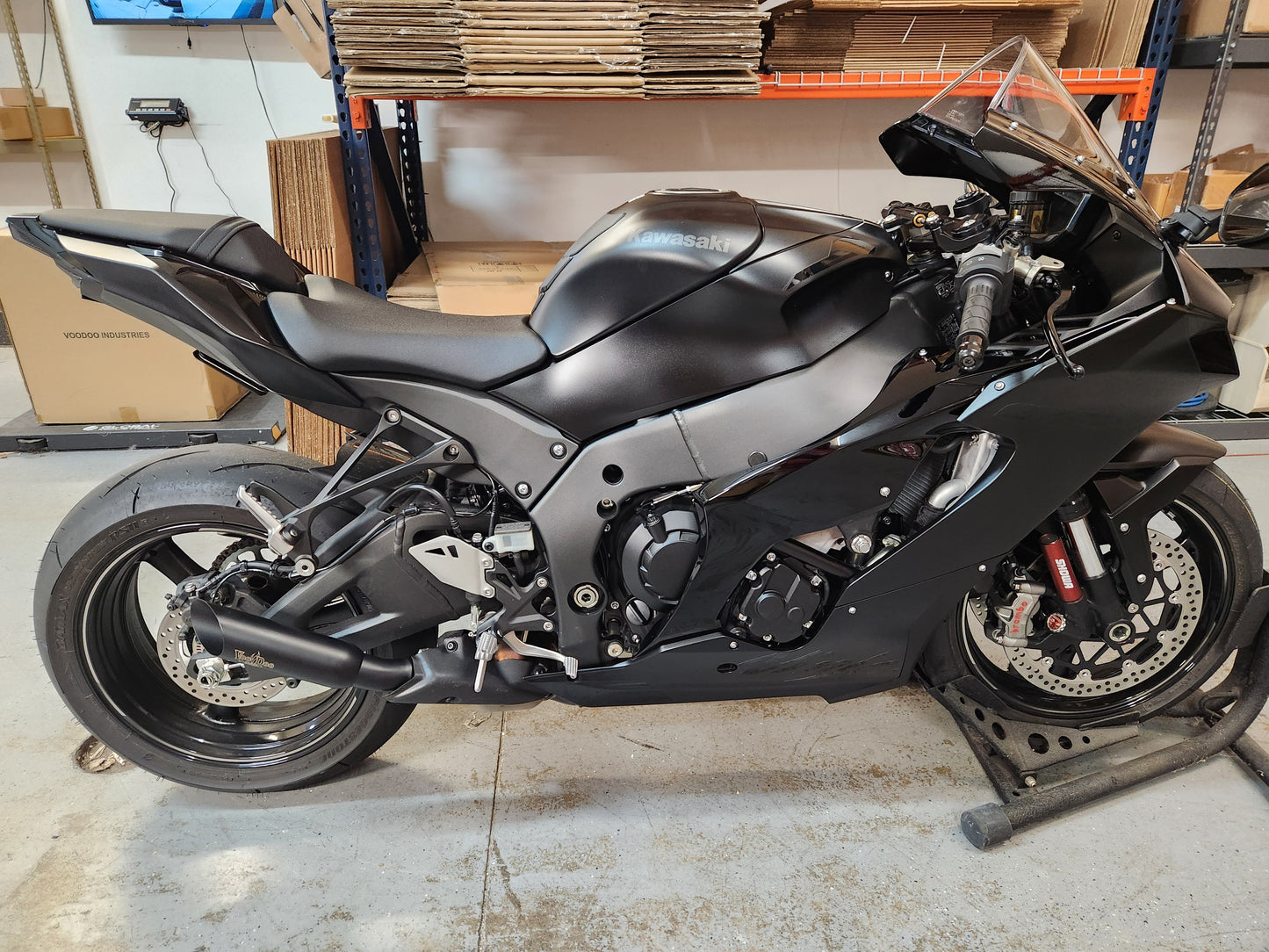 SHORTY ZX10R 16-25 POLISHED VEZX10L6P